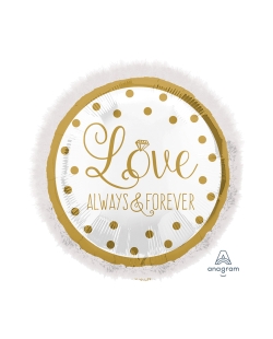Jumbo Boda Oro Brillante: Love 81cm
