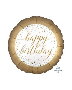 18/45cm Happy Birthday Confetti Fun 