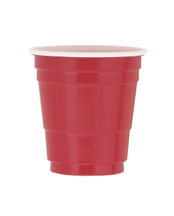 Vasos Chupito Rojo Plastico Premiun