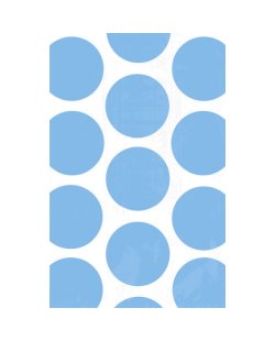 Bolsas para Golosinas Azul Caribe Mesa de Dulces - 17cm 