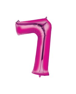 Mini Auto-Inflable Numero 7 Rosa ***OFERTA DTO NO ACUMULABLE
