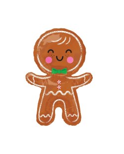 Forma Galleta Muñeco Jengibre 55X78cm