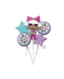 Bouquet de Globos LOL Surprise - Surtido de Globos Metalizados