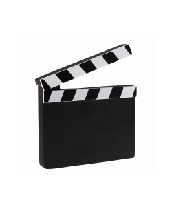 Marcasitios claqueta Cine 11.5X13.5cm Madera ***OFERTA DTO NO ACUMULABLE