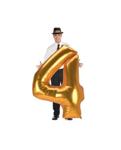 For Jumbo Numero 4 Oro 36/91cm X 54/1.37M ***OFERTA DTO NO ACUMULABLE