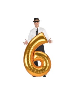 For Jumbo Numero 6 Oro 33/83cm X 54/1.37M ***OFERTA DTO NO ACUMULABLE