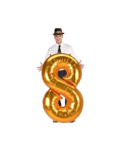 For Jumbo Numero 8 Oro 31/78cm X 53/1.34M ***OFERTA DTO NO ACUMULABLE