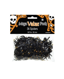 Arañas Plastico 5X4cm 