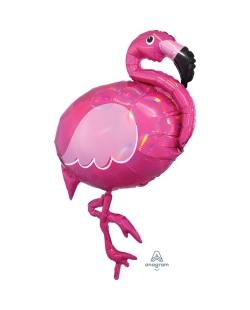 FORMA IRIDISCENTE ROSA FLAMINGO