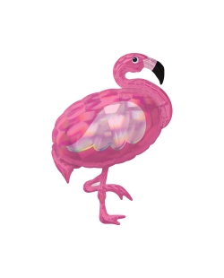 Forma Flamenco Rosa Irisc. 71 X 83cm