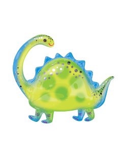 Globo con forma Brontosaurio - metalizado 45cm - Globo Dinosaurio