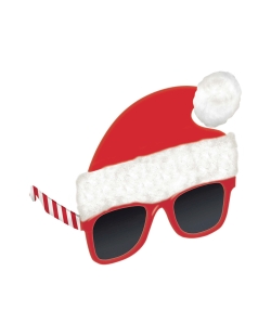 Disfraz Acc: Gafas Con Gorro Santa 