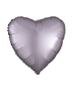 18/45cm Corazon Satin Luxe Gris ***OFERTA DTO NO ACUMULABLE