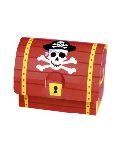 Cajas Pirate Treasure Paper Favour Boxes  