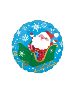 18/43cm Santa En Trineo 