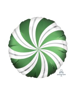 18 / 45cm Caramelo Verde Esmeralda Satin