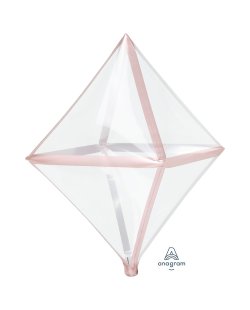 Anglez Transparente Filo Rosa Dorado 