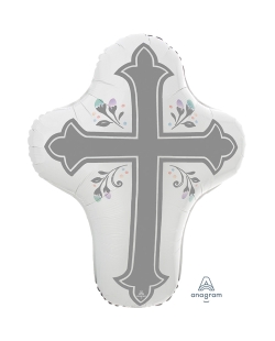 Forma Cruz Comunion Plata 58X71cm