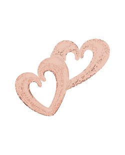 MultiB Doble Corazonrosa Dorado 134 x 91cm