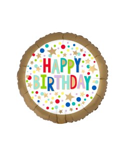 18/45cm H.Bday Oro Satin