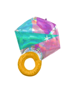 Forma Anillo Boda Irisdiscente 55X68cm