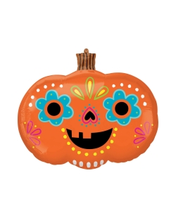 Forma Calabaza Dia Los Muertos 60X58cm