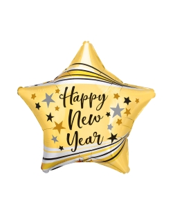 18/43cm Happy New Year Estrellas