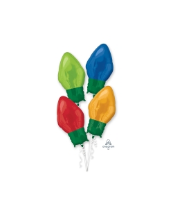 Bouquet 4 Luces Navidad Colores