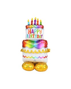 AIRLOONZ TARTA HAPPY BDAY 68X134cm ***OFERTA DTO NO ACUMULABLE