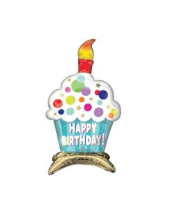 Multi-B Pastel Happy Bday 48X63cm