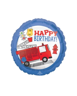 18/45cm Happy Bday Bomberos