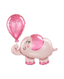 Forma Elefante Bebe Niña 73X78cm