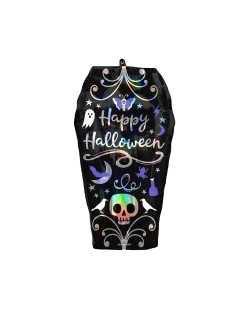 Forma Irisdisc. Ataud Happy Halloween.38X68cm