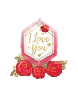 Forma I Love You Rosas 76X71cm