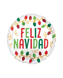 18/45cm Feliz Navidad Luces