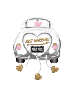 Forma Coche Just Married 58 X 79cm