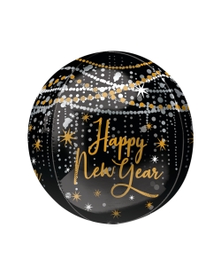 Orbz Happy New Year 38 X 40cm