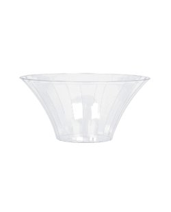 BOWL. PLAS MEDIANO TRANS. 18.1cm x 8.7cm ***OFERTA DTO NO ACUMULABLE