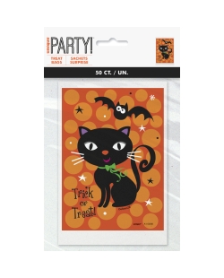 Bolsas Dulces Gato Negro 10,2 X 15,2cm
