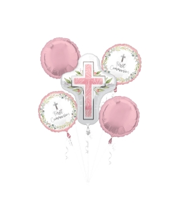 B.Bouquet Primera Comunion Rosa