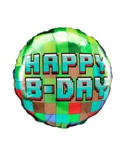 18/45cm Pixel Party Happy B-Day 