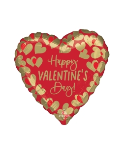 18/45cm Happy Valentines Day Dorado