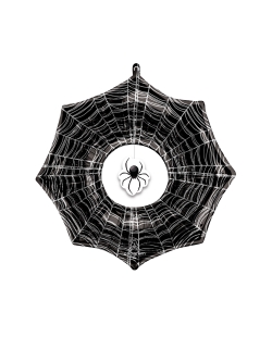 Forma Telaraña Espeluznante 83X81cm