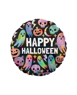 18/43cm H. Halloween Pastel Iridisct.