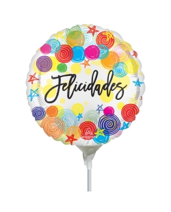 9/23cm MINI FELICIDADES ESPIRALES