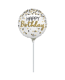 9/23CM MIN HAPPY BIRTHDAY CONFETTI SATIN