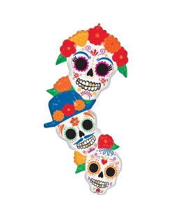 Forma Calaveras Flores 50X104cm