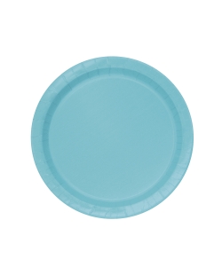 Platos 17,5cm Redondo Turquesa Carton ***OFERTA DTO NO ACUMULABLE