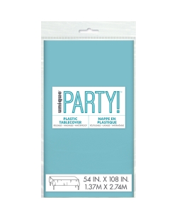 Mantel Plastico Turquesa 1,37X2,74M Pkg Peq. ***OFERTA DTO NO ACUMULABLE