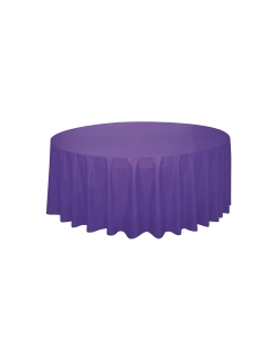 Mantel Plastico Redondo Morado 2,13M Pkg Peq. ***OFERTA DTO NO ACUMULABLE